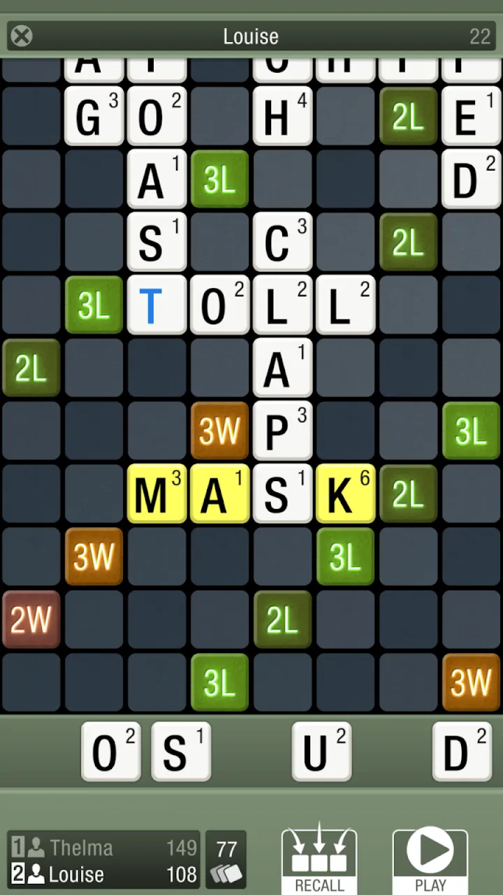 Widok gry CrossCraze